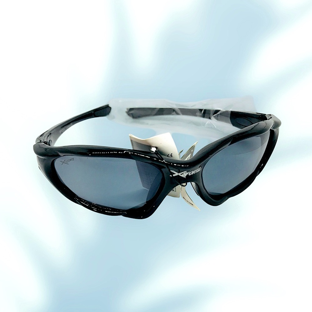 Deadstock Black Sport Sunglasses Retro Summer Outdoor